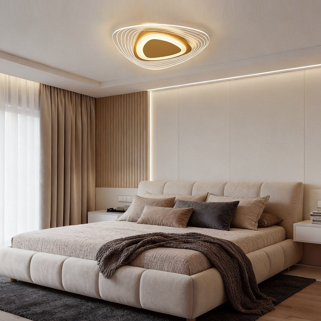 LED Ceiling Lights Simple Triangle Decorative Metal Light