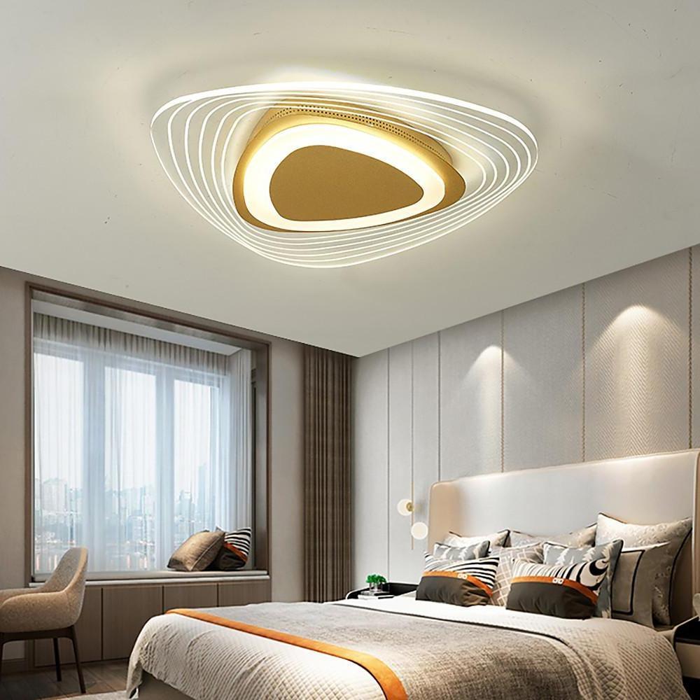 LED Ceiling Lights Simple Triangle Decorative Metal Light