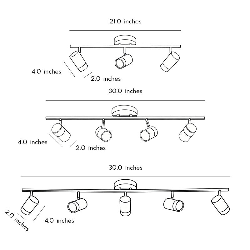 LED Ceiling Track Spotlights Modern LED Aluminum Light