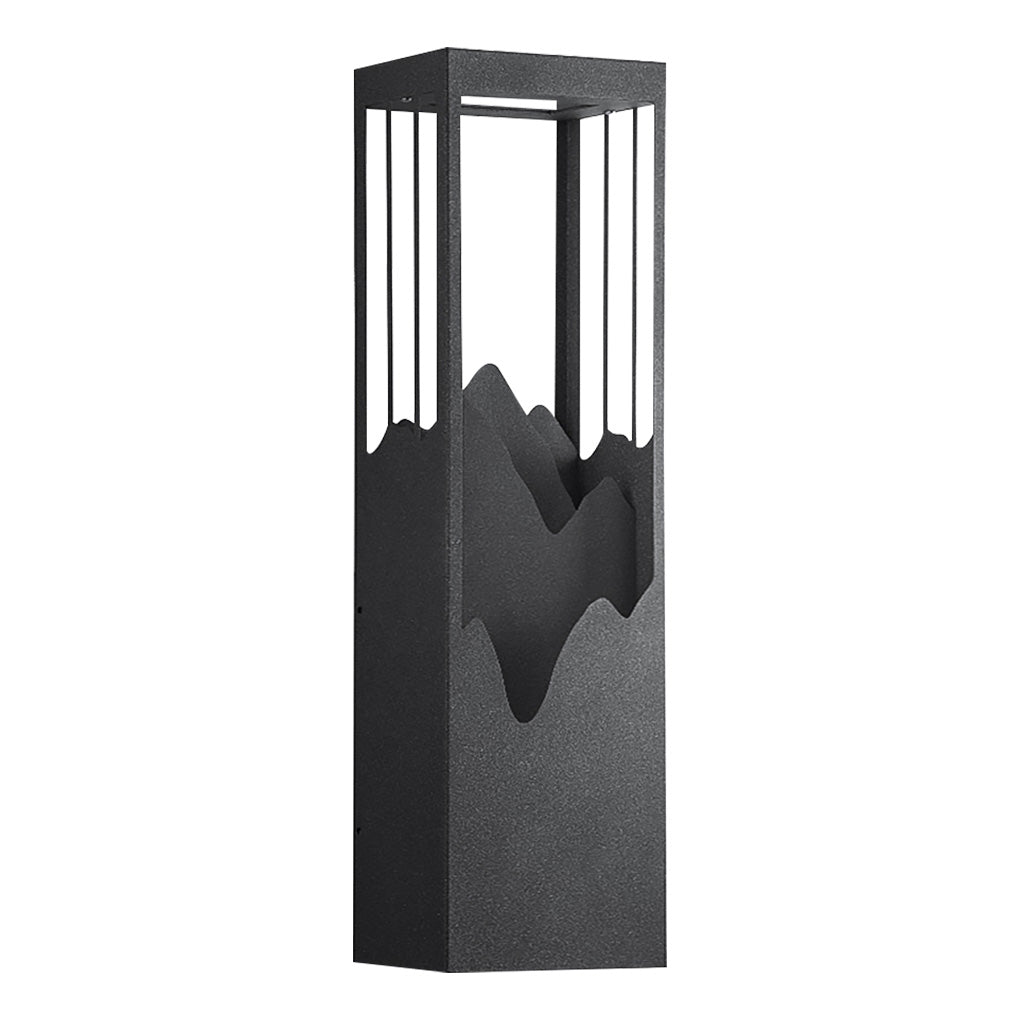 [Open-Box]Mountain Scenery LED up Down Lighting Waterproof Solar Wall Lamp Porch Lights