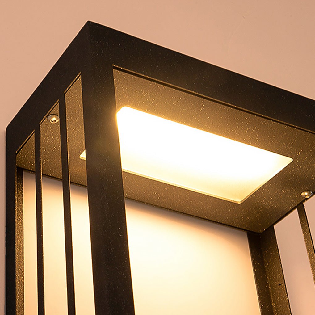 [Open-Box]Mountain Scenery LED up Down Lighting Waterproof Solar Wall Lamp Porch Lights