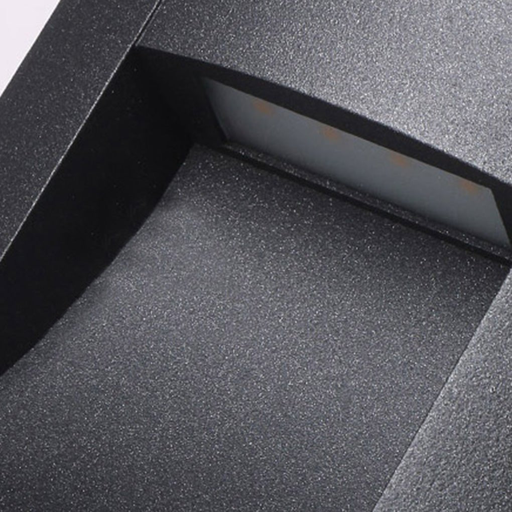 Surface Mounted Step Lights LED Black Modern Outdoor Light