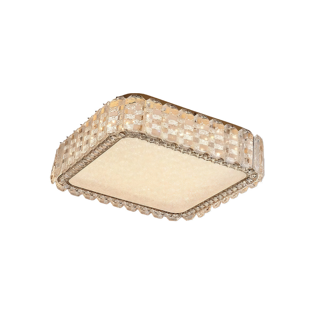 LED Flush Mount Ceiling Light Fixtures Luxury Crystal Lamp