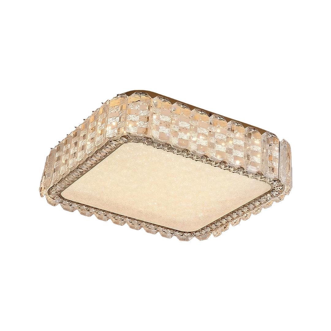 LED Flush Mount Ceiling Light Fixtures Luxury Crystal Lamp