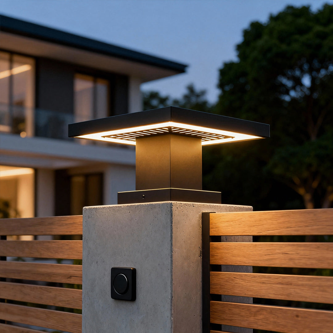 LED Gate Pillar Light Outdoor Waterproof Fence Light