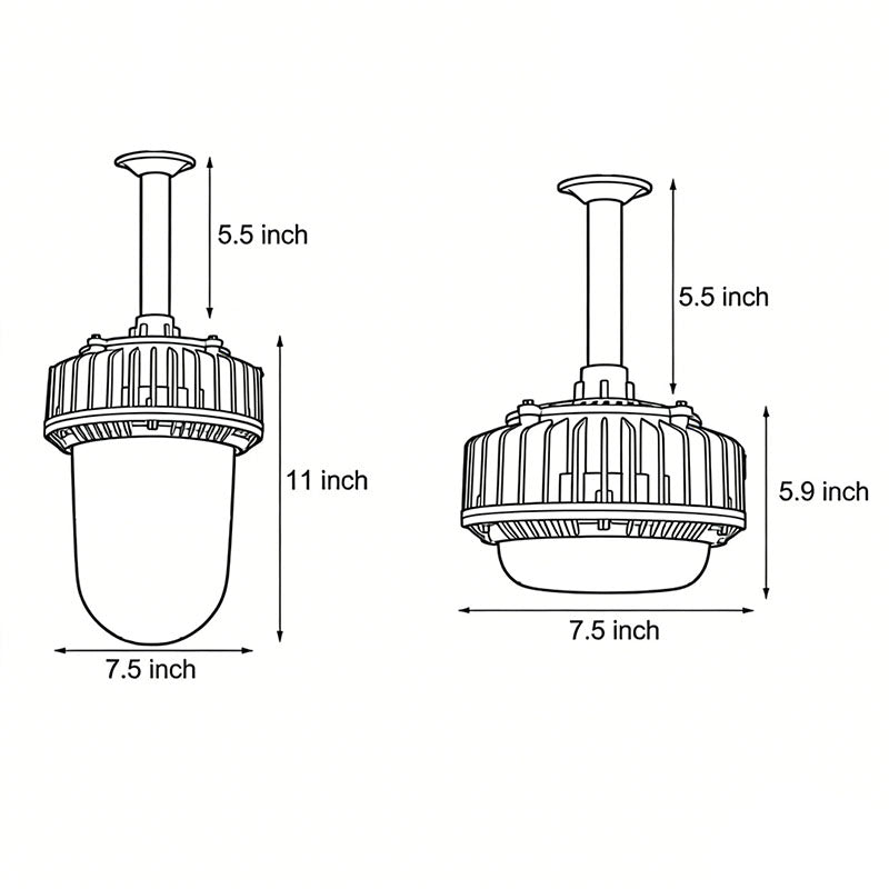 LED Lamp for Warehouse Industrial Explosion‑proof Pendant Light