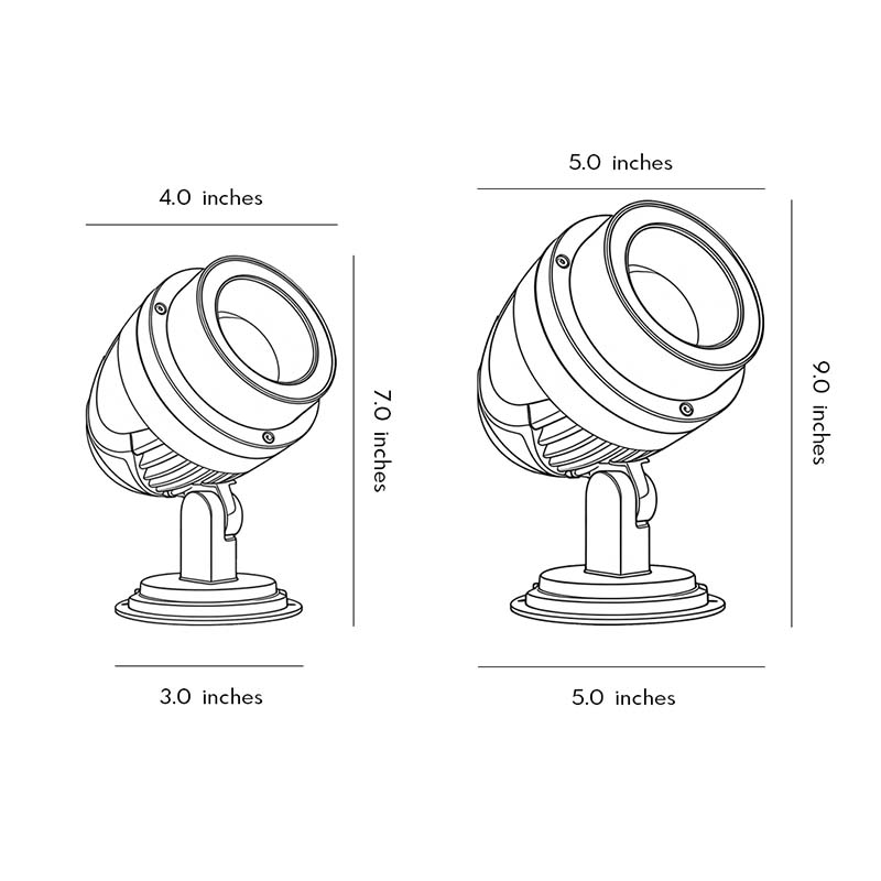 LED Landscape Spotlight Waterproof Adjustable LED Modern Outdoor Light