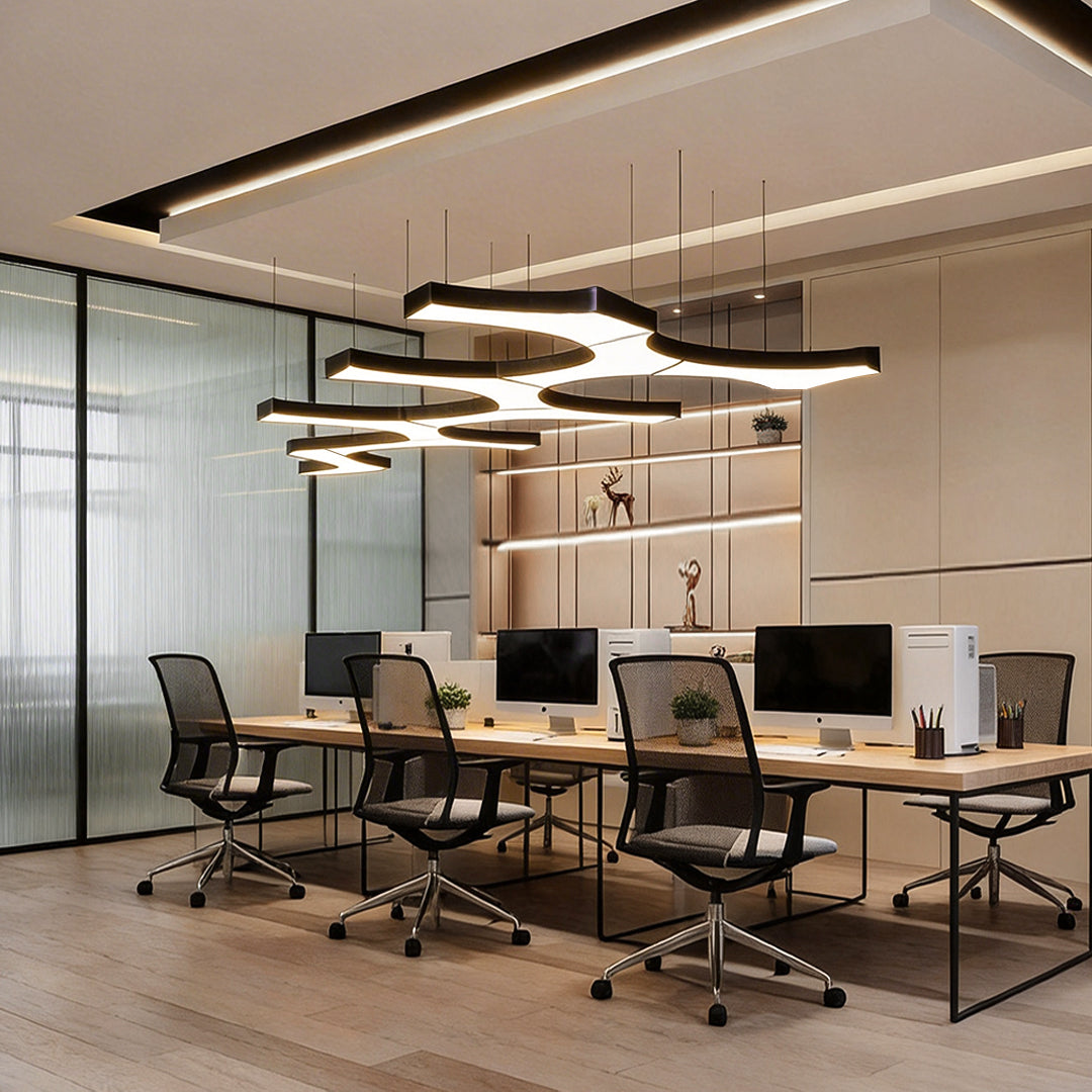 LED Modern Chandelier Irregular Industrial Ceiling Light