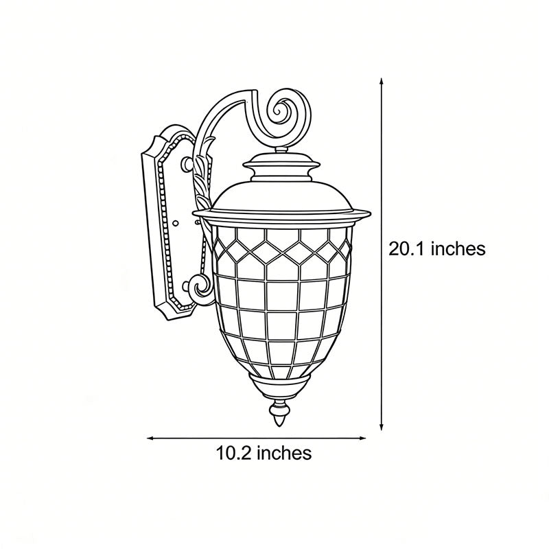 LED Outdoor Sconce Minimalist Elegant Waterproof Light