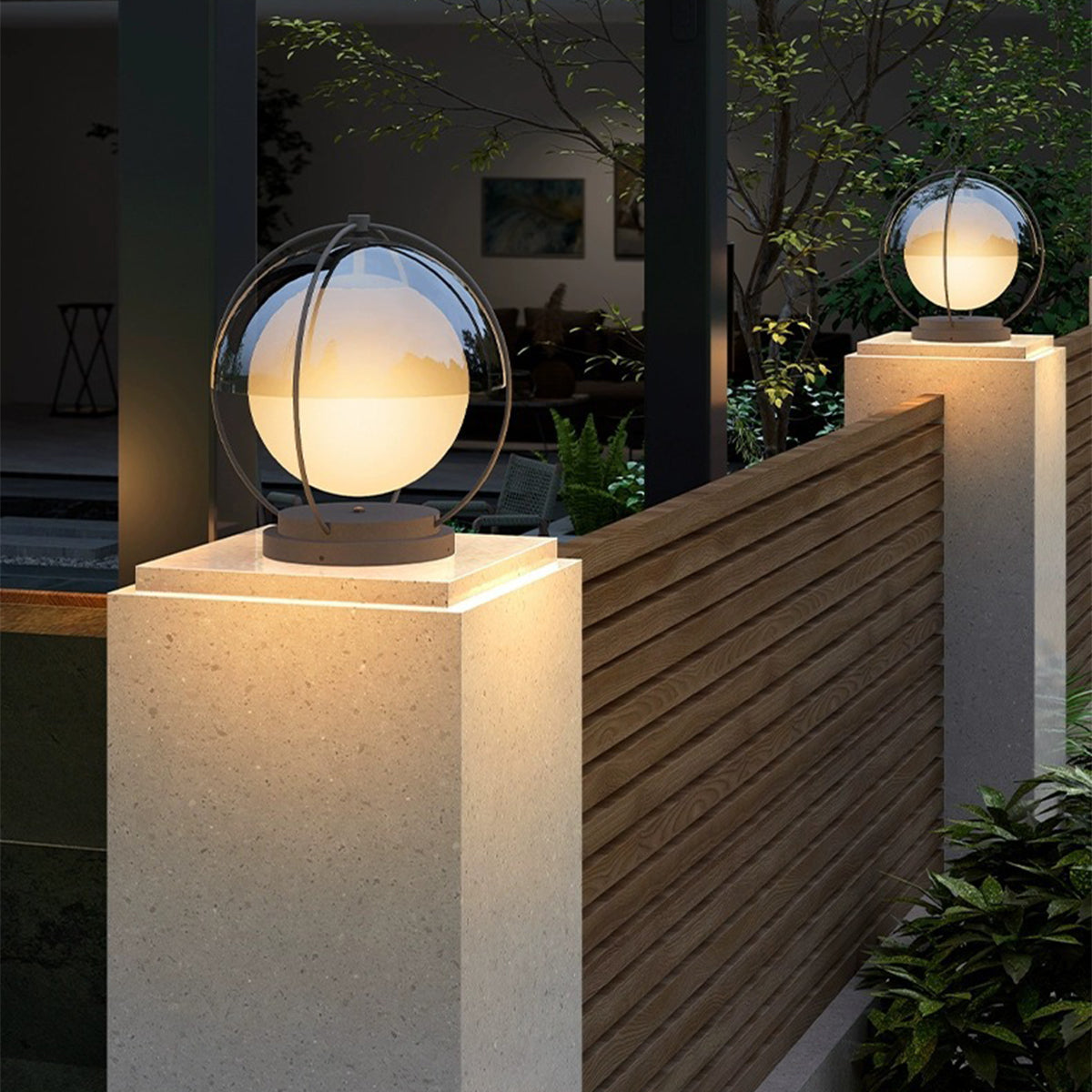 LED Pillar Lights Outdoor Modern Minimalist Waterproof Lights