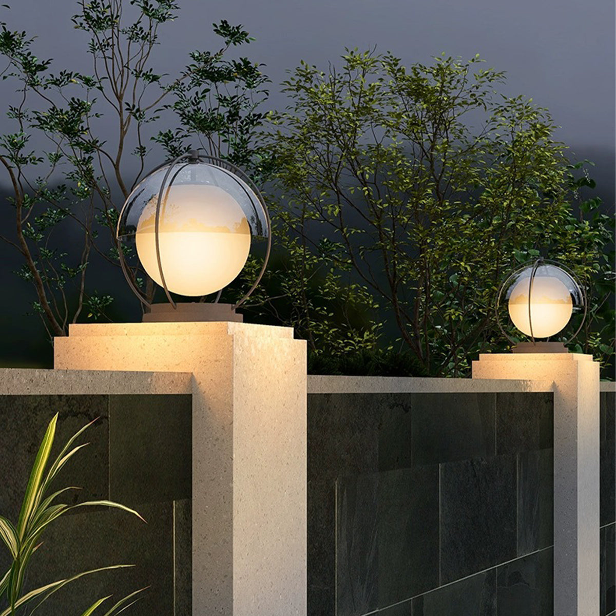 LED Pillar Lights Outdoor Modern Minimalist Waterproof Lights