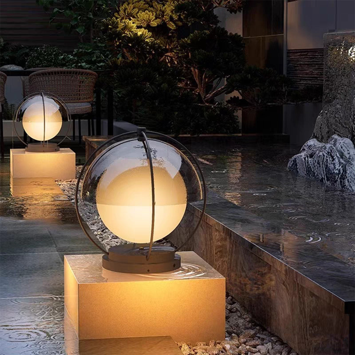 LED Pillar Lights Outdoor Modern Minimalist Waterproof Lights