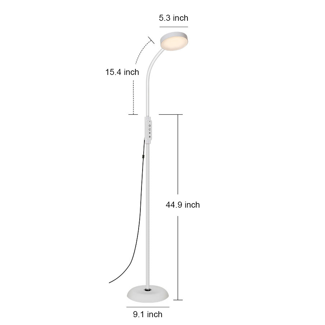 LED Reading Floor Lamp Minimalist Task Light LED Standing Lamp