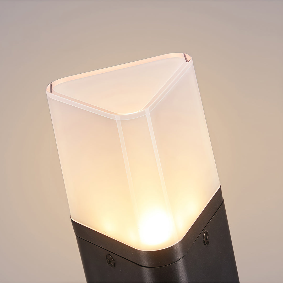 Solar Bollard Lighting Outdoor Garden Aluminum Lamp