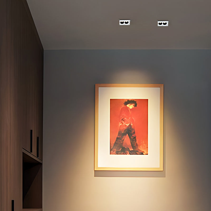 LED Spotlights Bulbs Modern White Aluminum Recessed Light