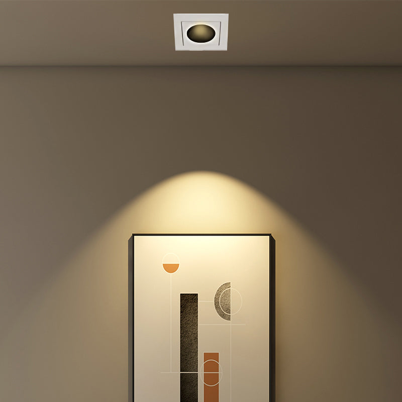 LED Spotlights Bulbs Modern White Aluminum Recessed Light