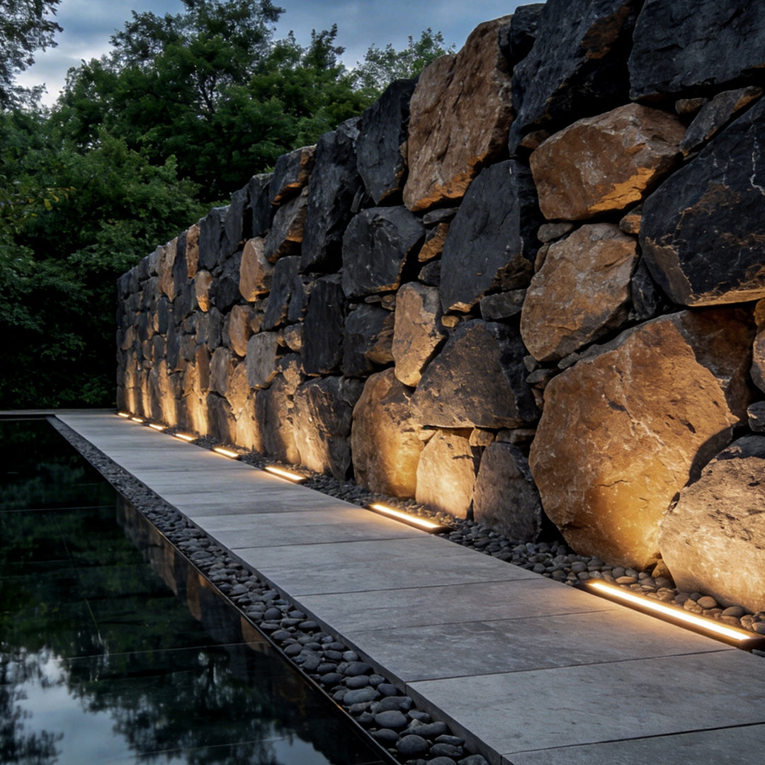 LED Strip Lights on Wall Outdoor Waterproof Lights