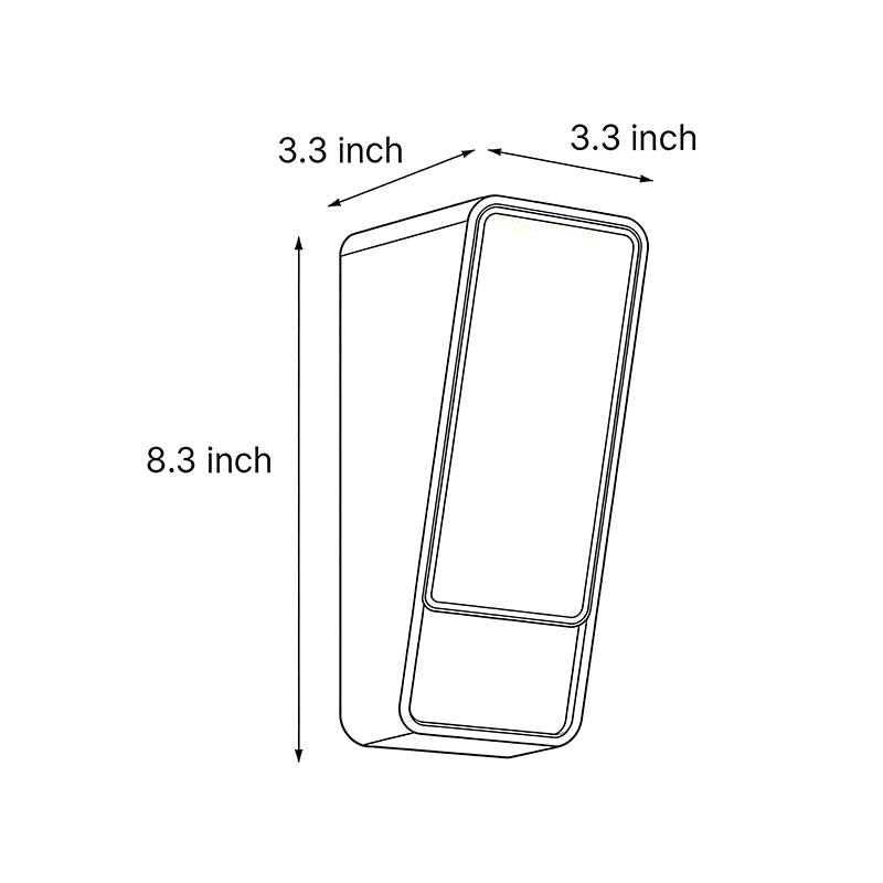 Led Wall Light Outdoor Waterproof Square Aluminum Lighting