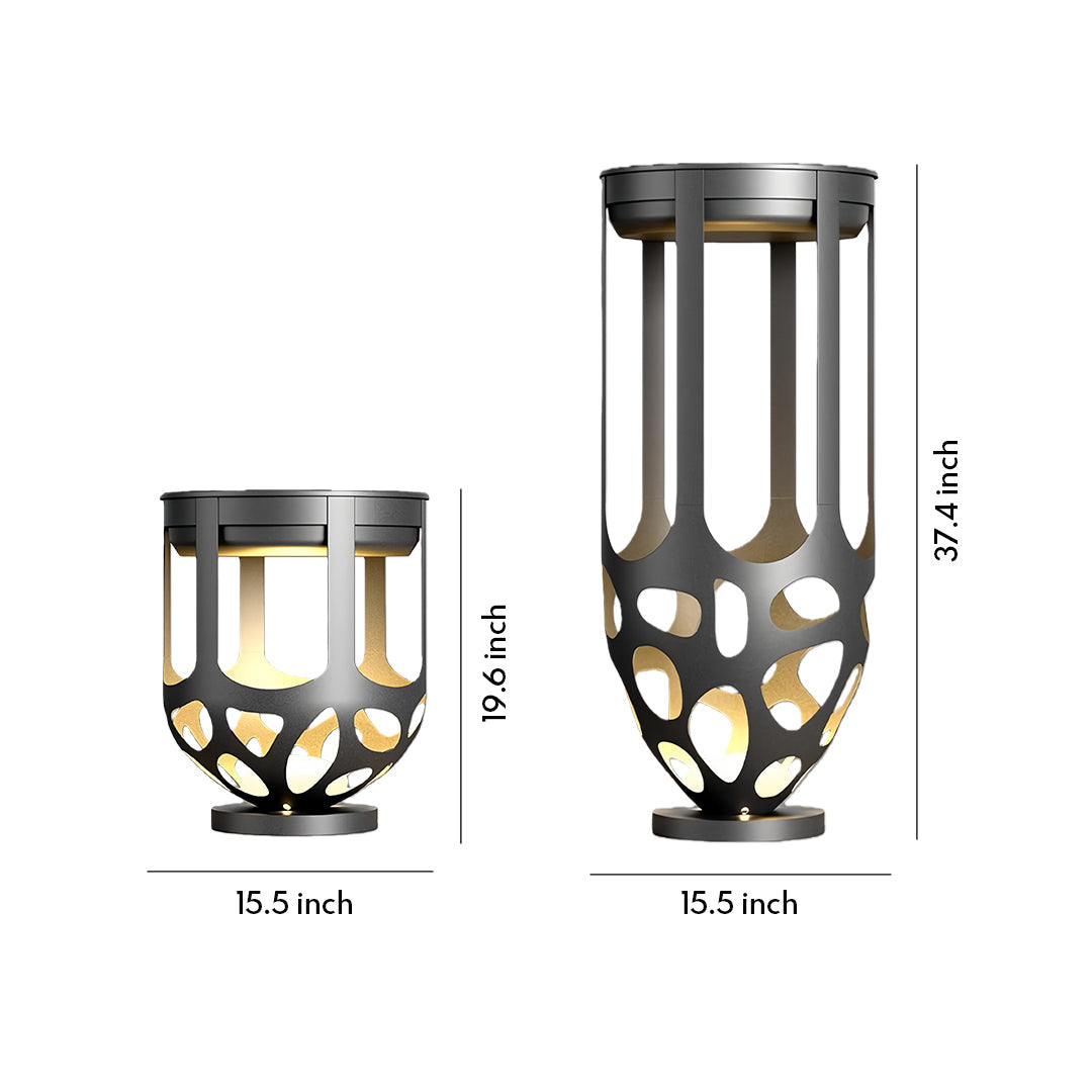 Lighted Outdoor Planter Waterproof Ambient Landscape Light
