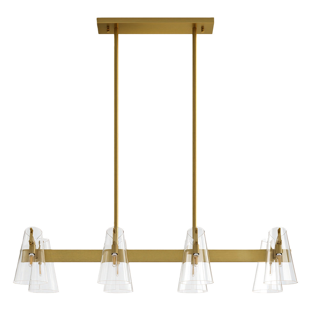 Unique Modern Chandeliers Simple Copper Ceiling Light