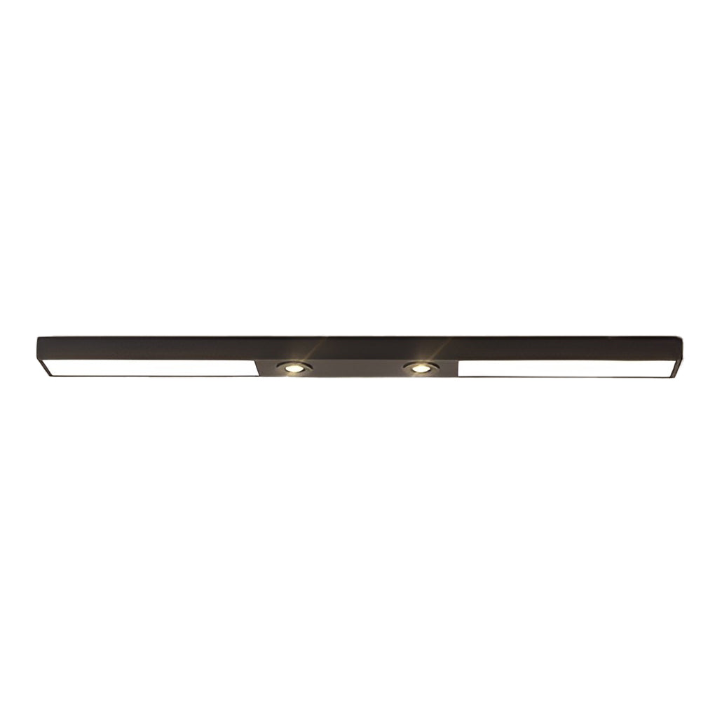 Linear Ceiling Pendant Light Black Modern Iron Light