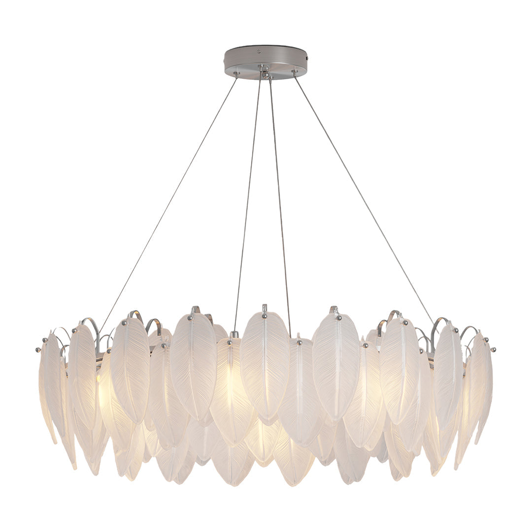 Feather Chandeliers Modern Luxury Glass Ceiling Light