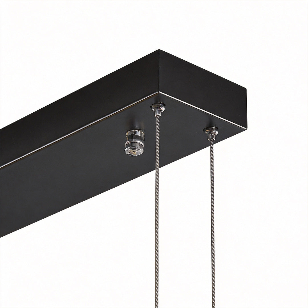 Linear Crystal Light Luxury Modern Rectangular Ceiling Light