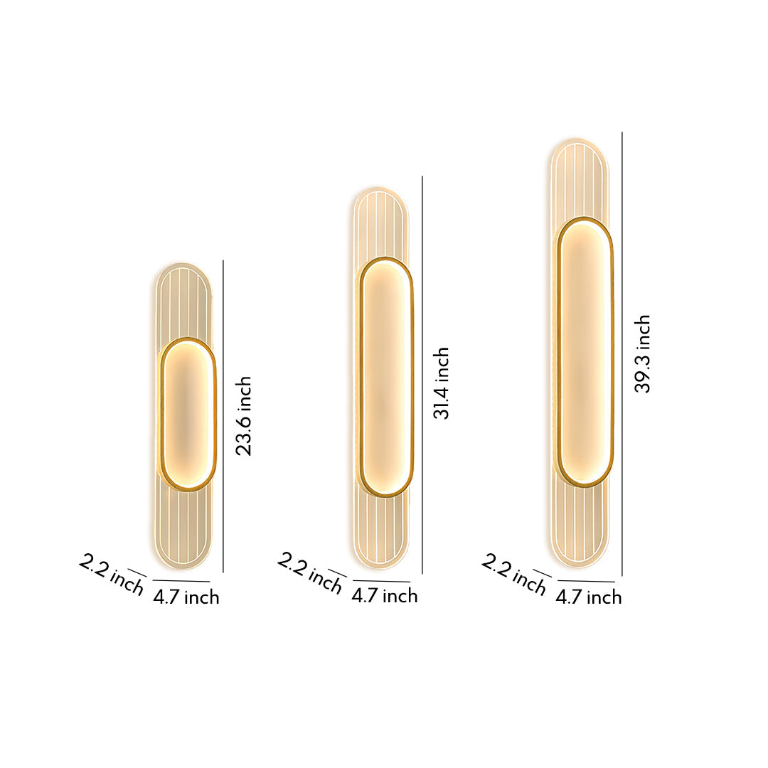 Linear LED Wall Light Modern Minimalist Creative Lamp