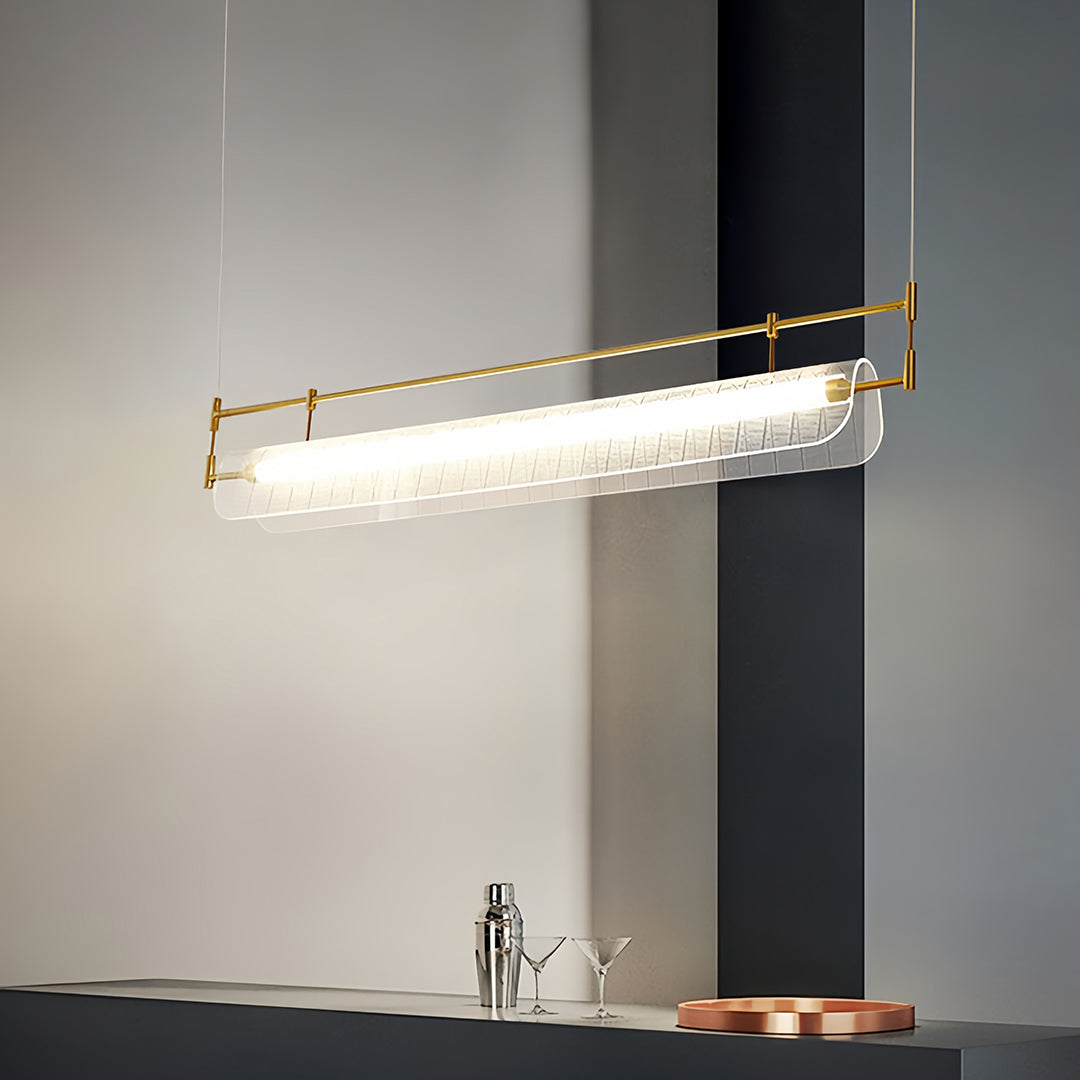 Linear Light Pendant Nordic Minimalist Long Strip Ceiling Lights