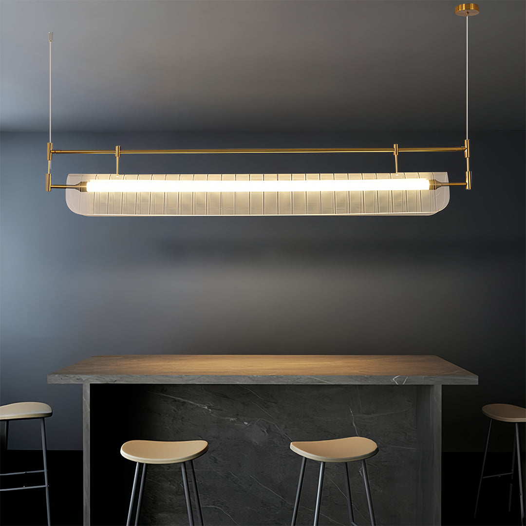 Linear Light Pendant Nordic Minimalist Long Strip Ceiling Lights