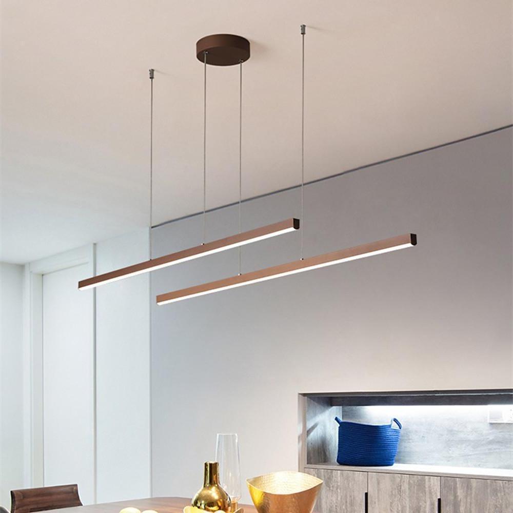 Linear Pendant Light Fixtures Modern Country Style Light