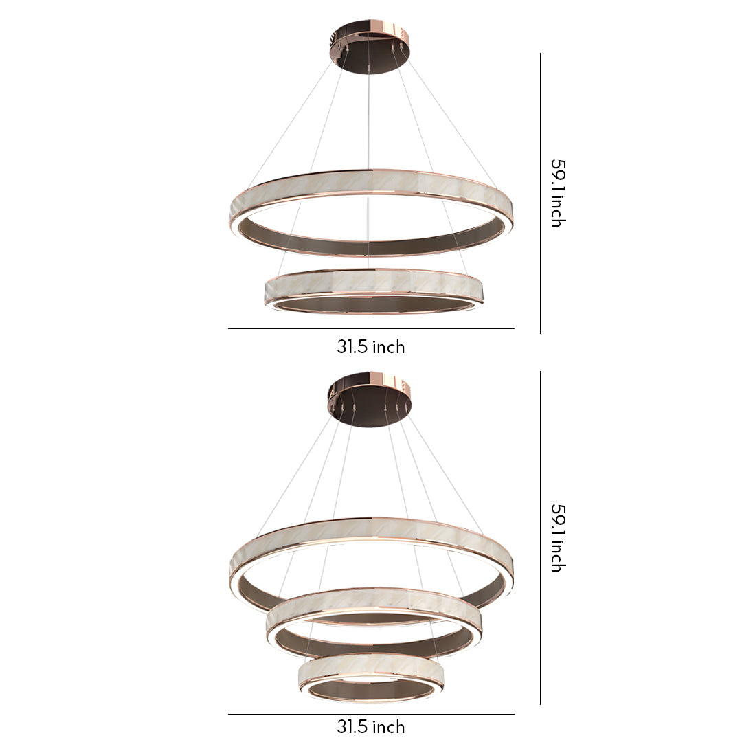 Round Chandelier Modern Creative Italian Luxury Ceiling Light
