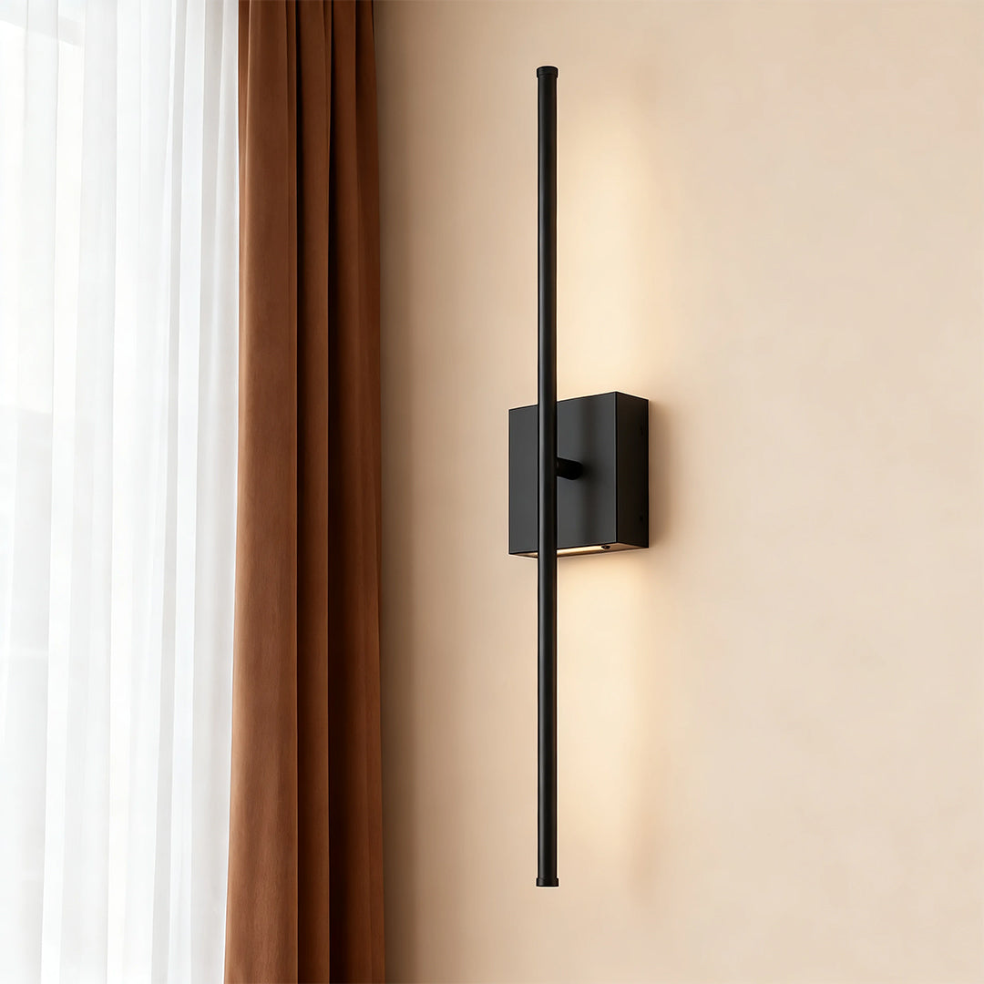 Linear Wall Lights Modern Wireless Black Iron Minimalist LED Lamp