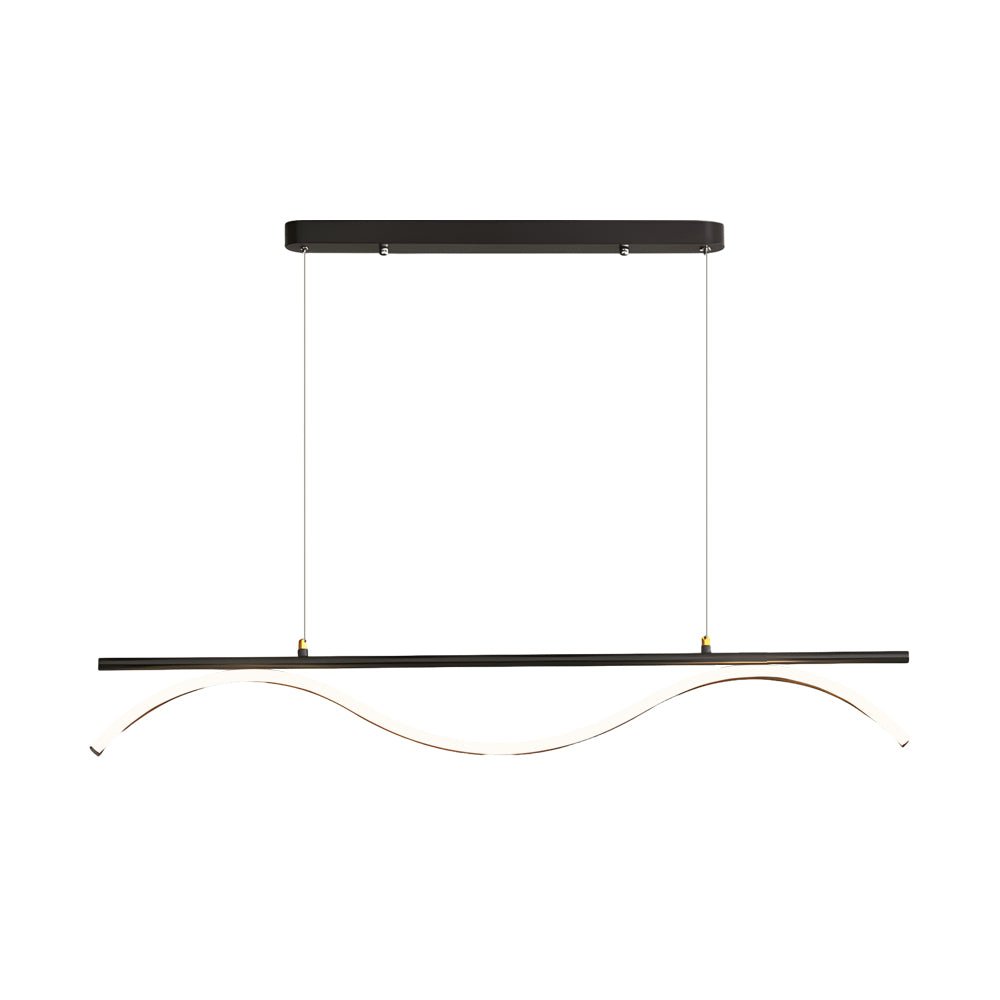 Linear Wave Design LED 1-Light Island Light - 47'' L