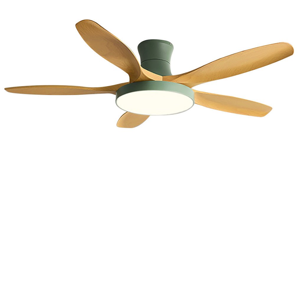 Living Room Ceiling Fan with Lights Modern Silent Inverter Lamp