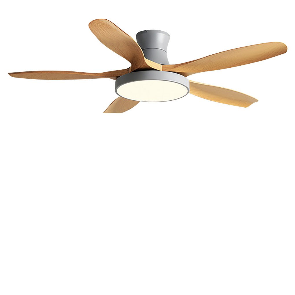 Living Room Ceiling Fan with Lights Modern Silent Inverter Lamp