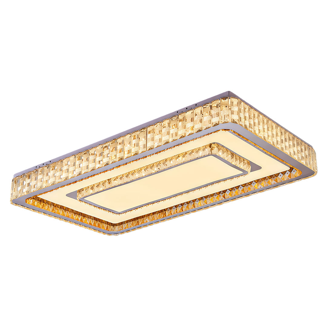 Flush Mount LED Light Fixtures Modern Luxury Crystal Lamp