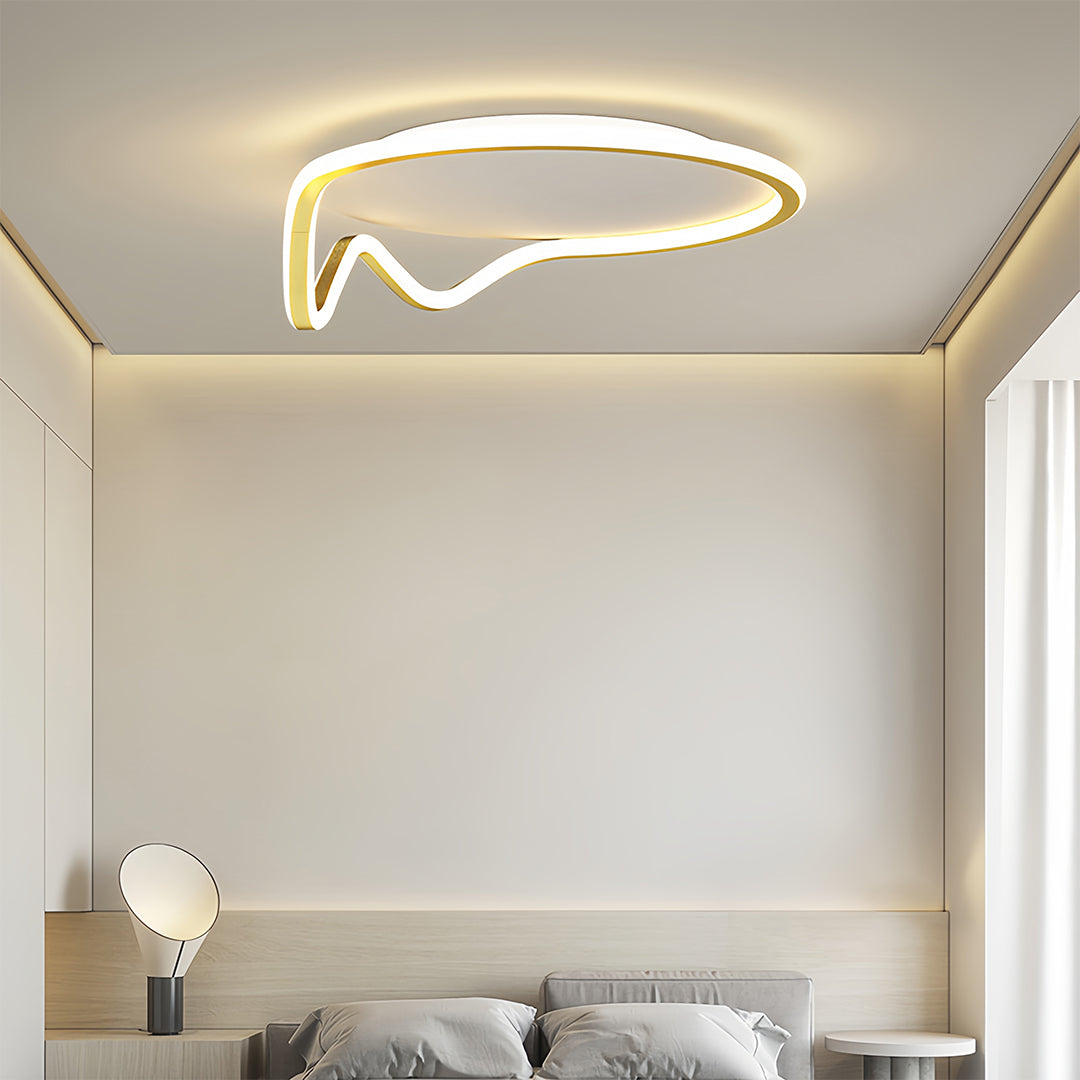 Geometric Flush Mount Light Minimalist Personality LED Design Light