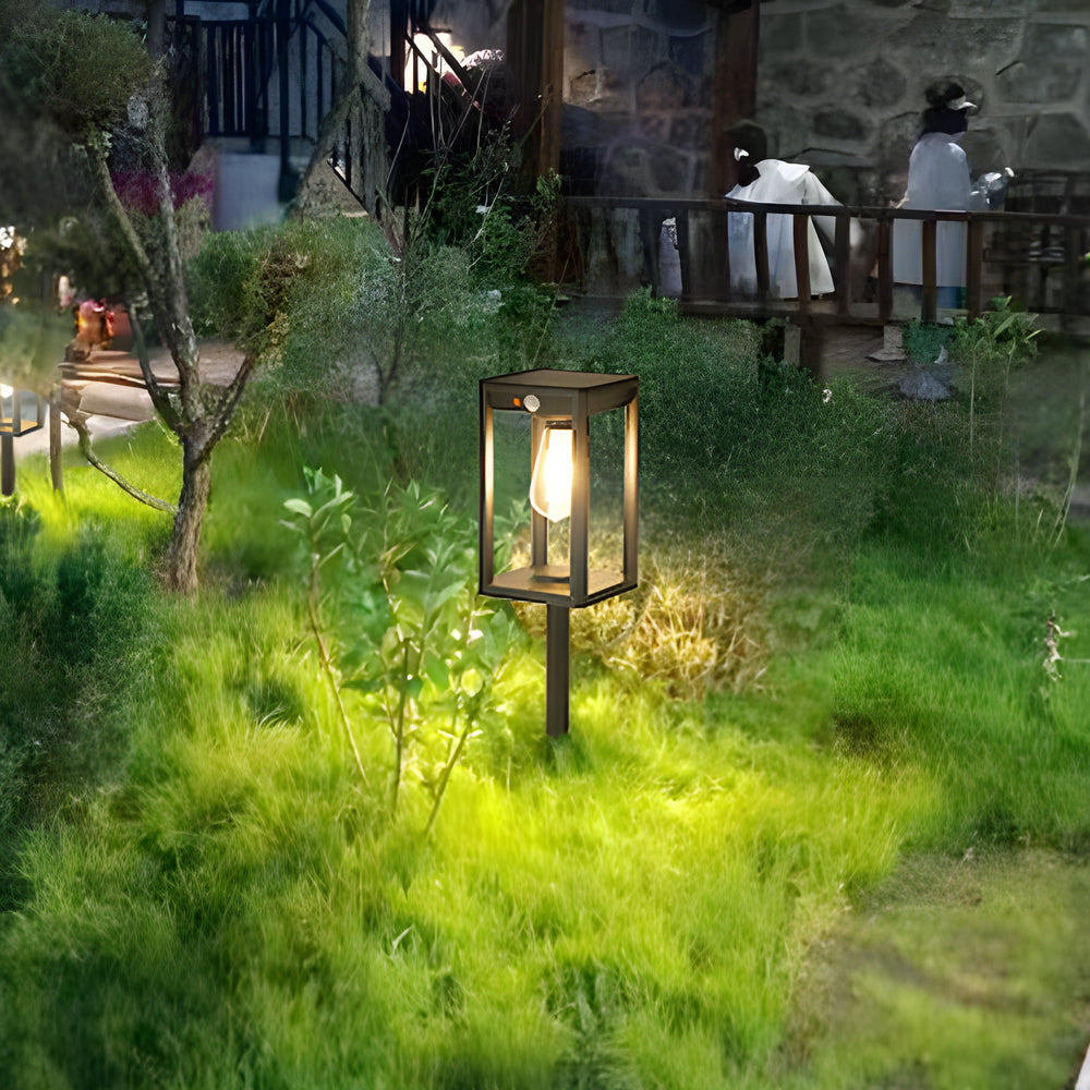 Smart Led Solar Lawn Lights Minimalist Style