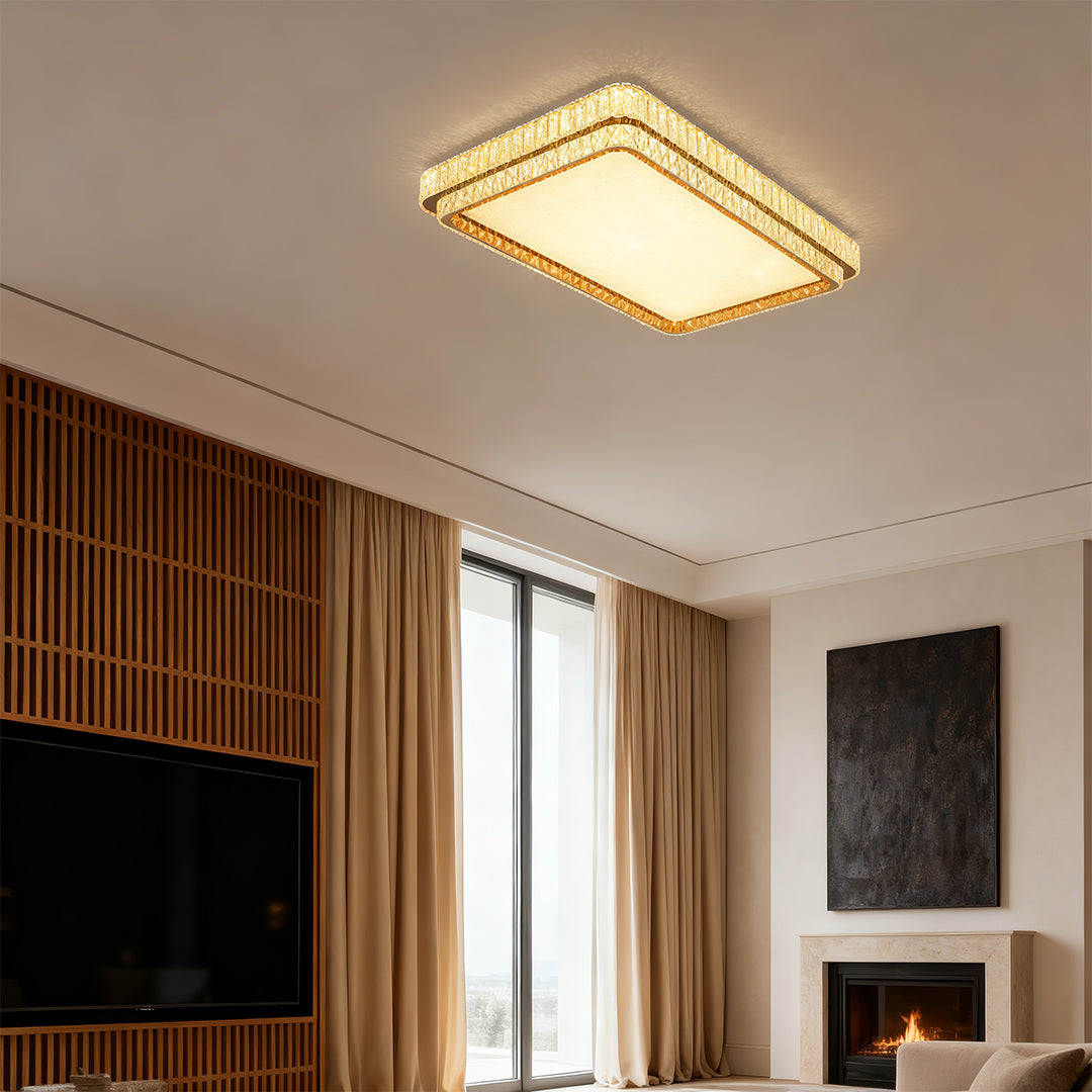 Contemporary Flush Mount Lighting wide-spectrum LED Lamp