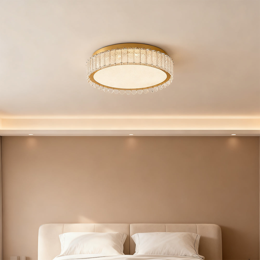 Flush Mount Modern Lighting Crystal LED Luxury Lamp