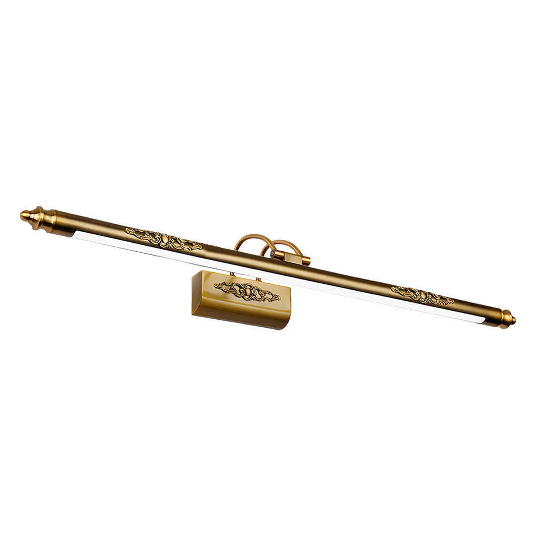 Brass Bathroom Vanity Light Fixtures Retro Antique Acrylic Light
