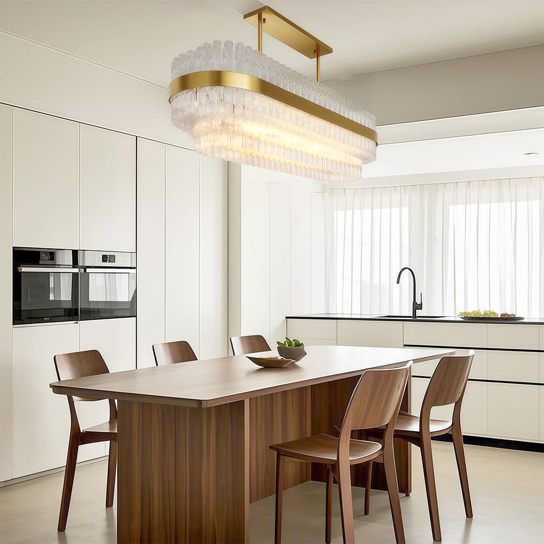 Industrial Modern Chandelier Full Copper Luxury Ceiling Light