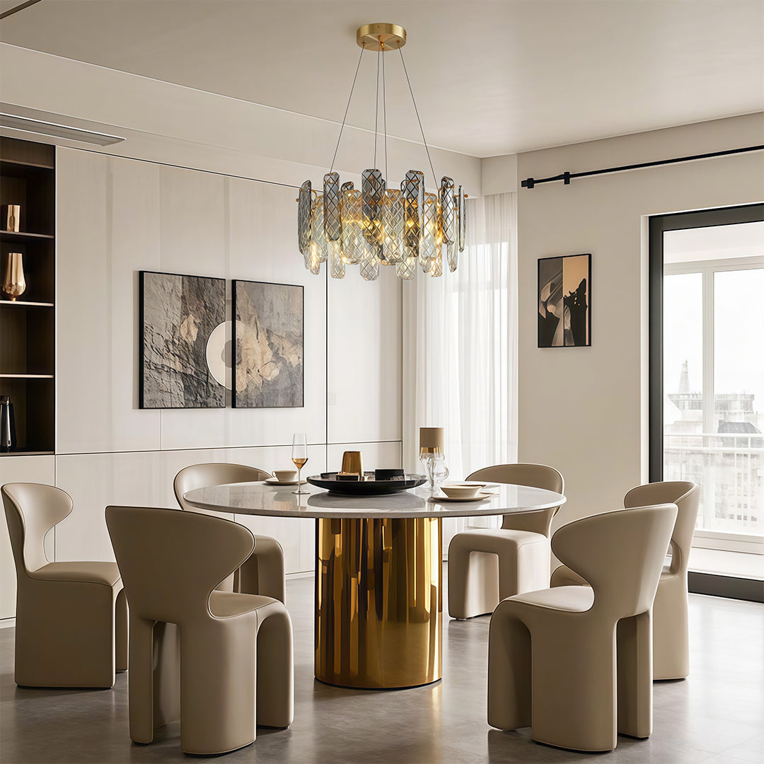 Contemporary Crystal Chandeliers LED Ceiling Light