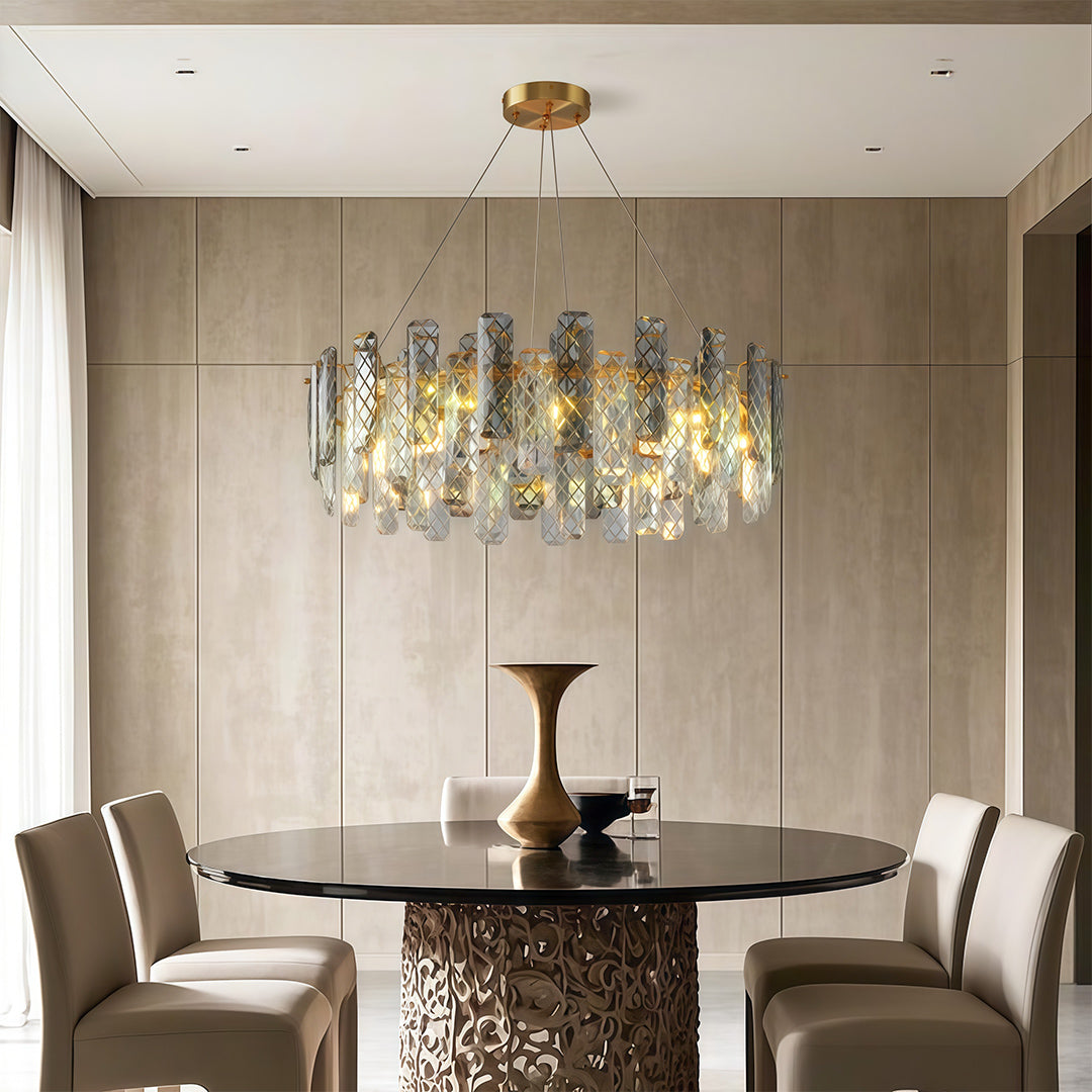 Contemporary Crystal Chandeliers LED Ceiling Light