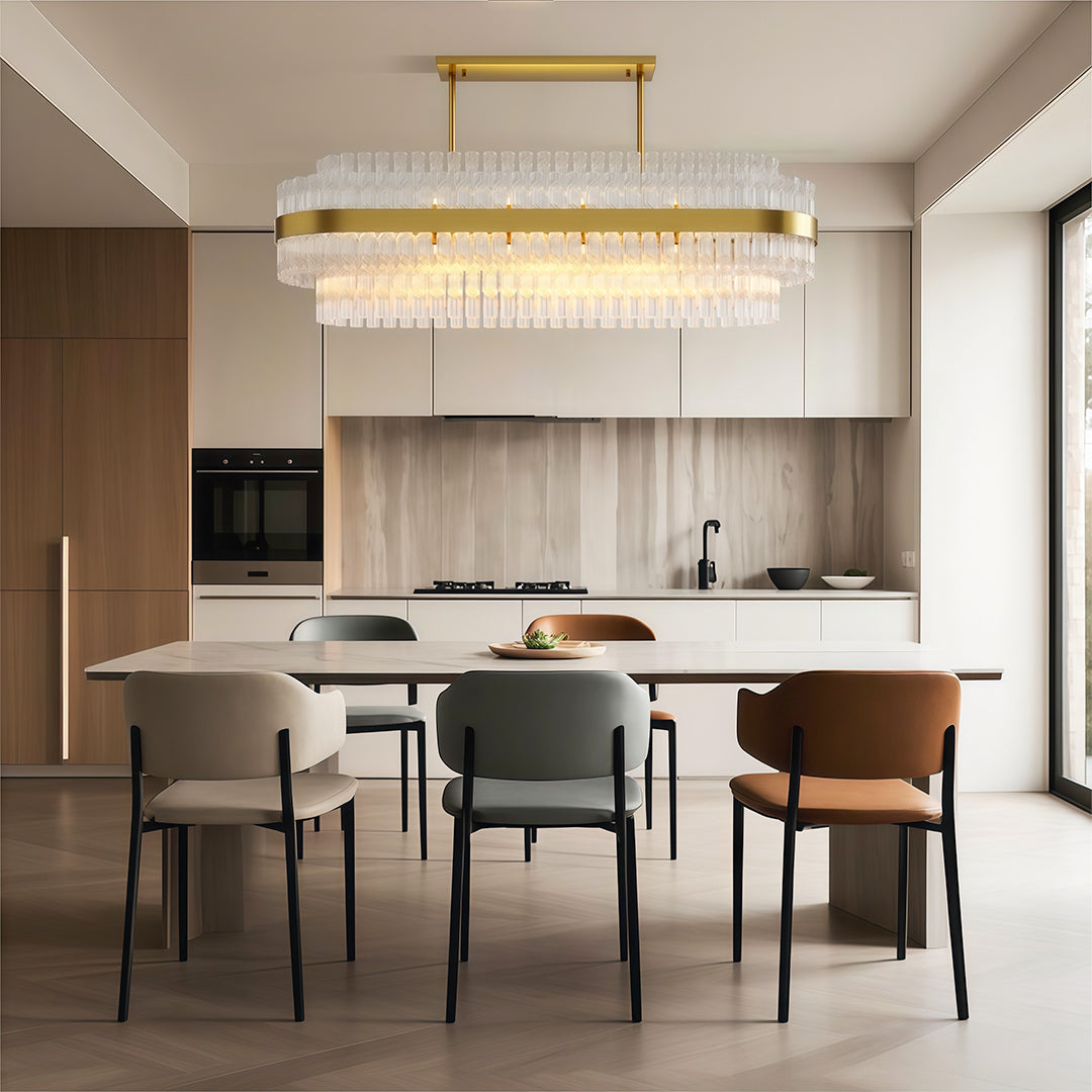 Industrial Modern Chandelier Full Copper Luxury Ceiling Light