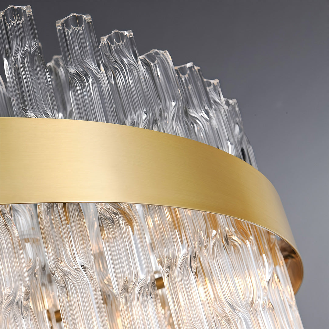 Industrial Modern Chandelier Full Copper Luxury Ceiling Light
