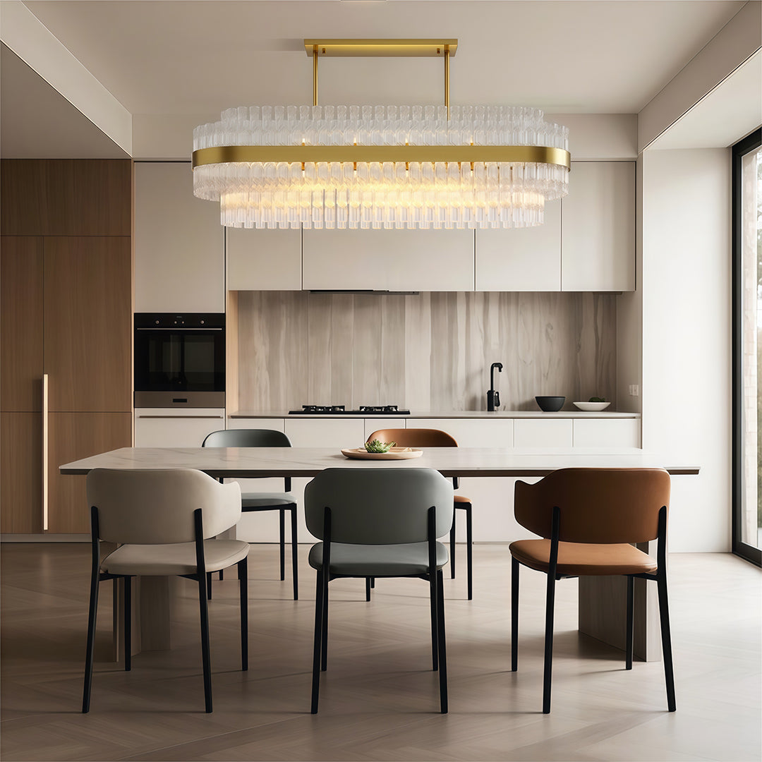 Industrial Modern Chandelier Full Copper Luxury Ceiling Light