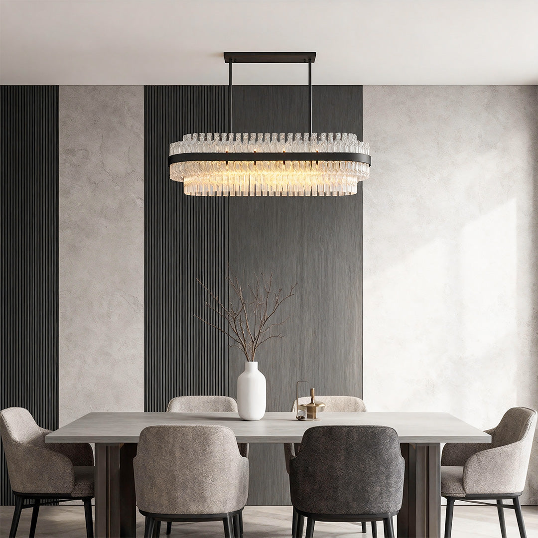 Industrial Modern Chandelier Full Copper Luxury Ceiling Light
