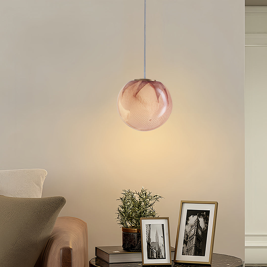 Glass Globe Pendant Lights Modern Minimalist Single Head Light